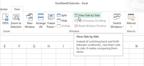 Cách mở nhiều bảng tính cạnh nhau trong Excel 2013