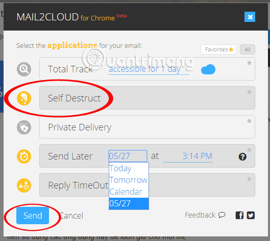 Mail2Cloud for Chrome.