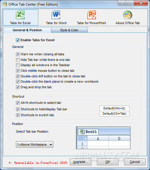 Biên tập và quản lý tài liệu theo thẻ tab cho Microsoft Office