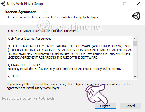 Unity Web Player chơi game 3D