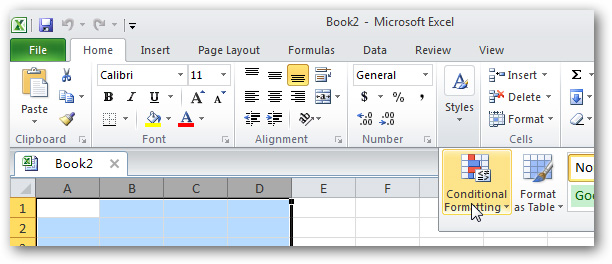 Thay màu giữa các dòng khác nhau trong Microsoft Excel