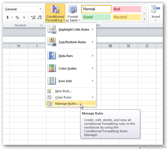 Thay màu giữa các dòng khác nhau trong Microsoft Excel
