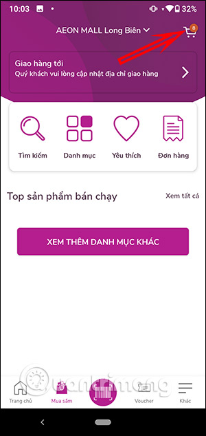 Xem giỏ hàng