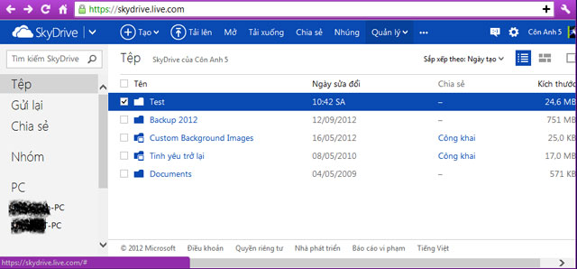 Đồng hộ hóa thư mục trên máy tính với Google Drive, Skydrive và Dropbox