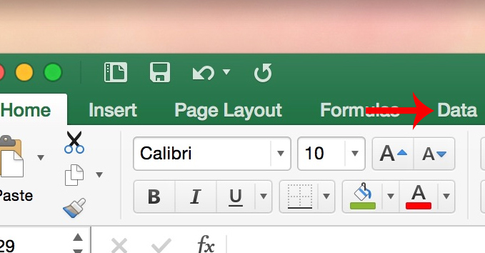 Tab Data trên Excel
