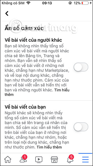 Ẩn lượt like