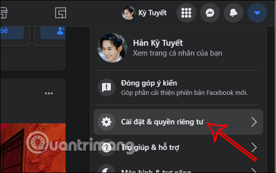 Cài đặt và riêng tư