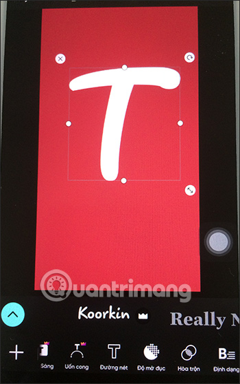 Tùy chỉnh chữ viết
