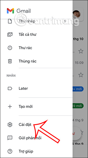 Cài đặt Gmail trên điện thoại