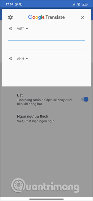 Màn hình dịch
