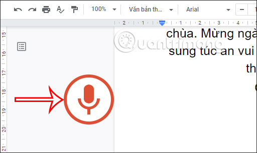 Biểu tượng micro hoạt động