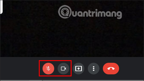 Bật tắt mic, camera