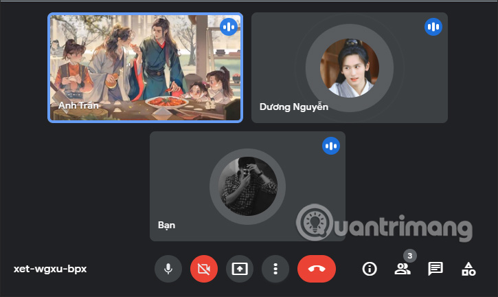 Giao diện Google Meet