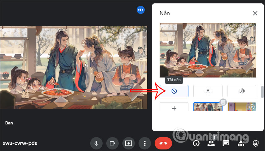 Dùng hình nền của mình