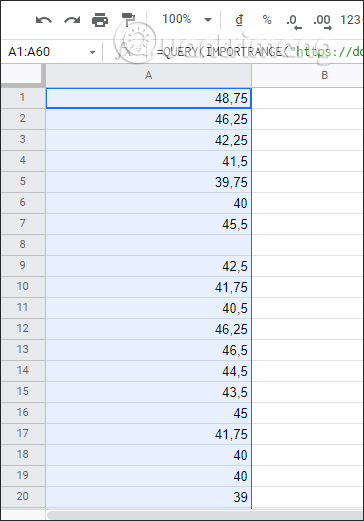 Hàm QUERY có điều kiện Google Sheets