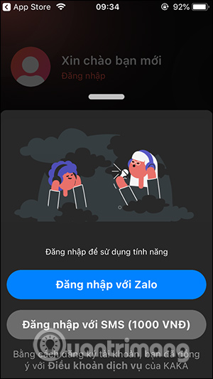 Đăng nhập tài khoản