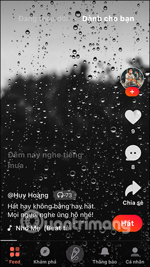 Giao diện Feed