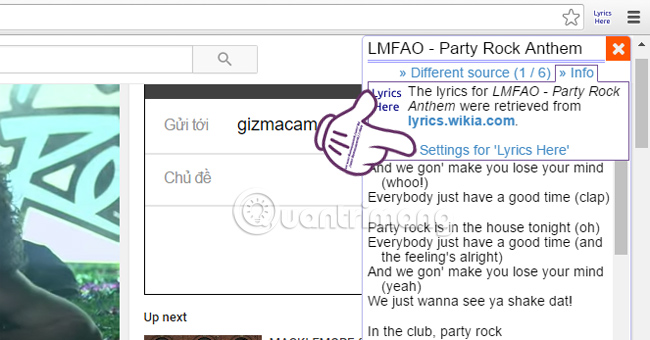 Lyrics Here by Rob W