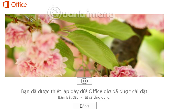 Thiết lập bộ Office 365 trên máy tính
