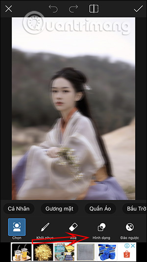 Chọn hình dạng