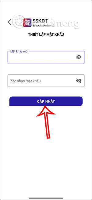 Nhập mật khẩu mới