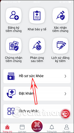 Hồ sơ sức khỏe