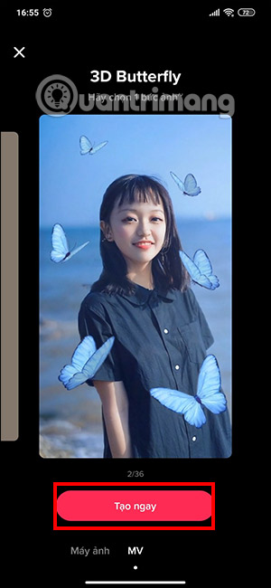 Chọn hiệu ứng