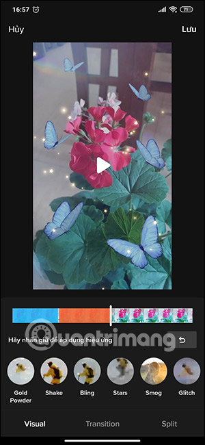 Thêm hiệu ứng video