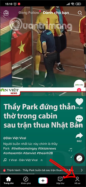 Hồ sơ Tiktok