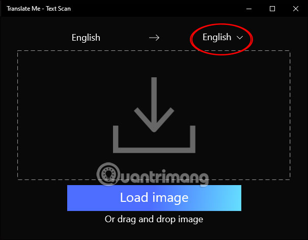 Giao diện ứng dụng
