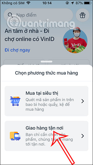 Giao hàng tận nơi