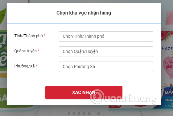 Thông tin vị trí