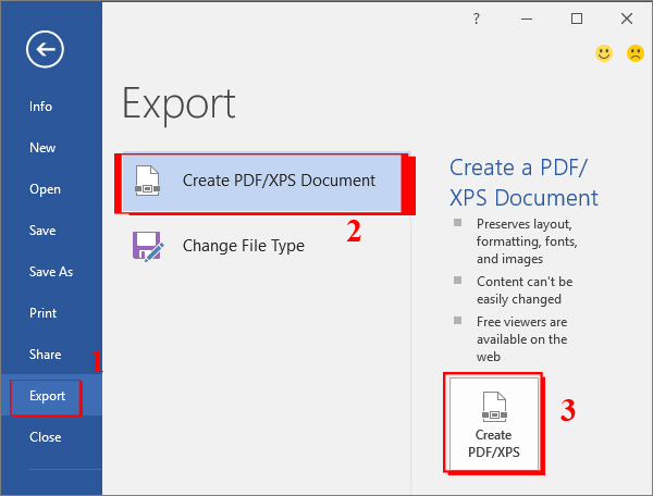 Cách chuyển đổi tài liệu Office sang PDF