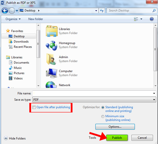 Cách chuyển đổi tài liệu Office sang PDF