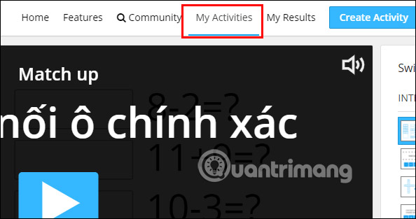 Xem trò chơi đã tạo