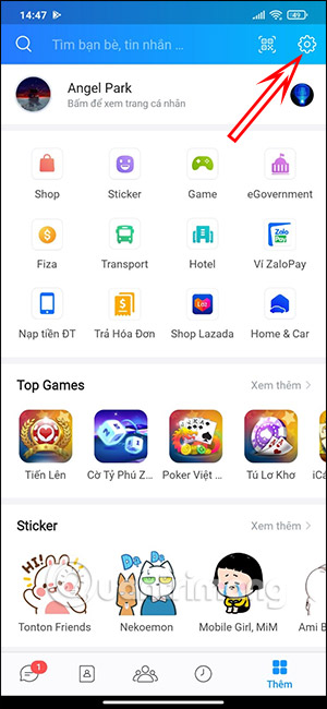 Cài đặt Zalo