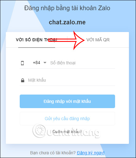 Zalo nền web