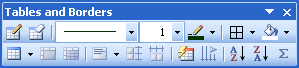 Tables and Borders
