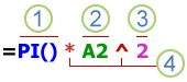 Các thành phần cơ bản của công thức Excel