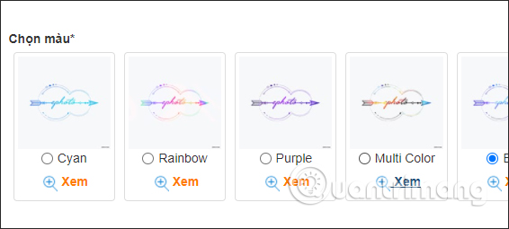 Các kiểu chữ ký