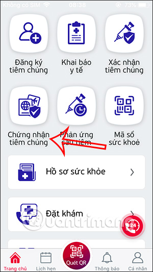 Chứng nhận tiêm chủng
