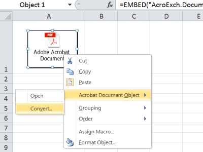 kích chuột phải vào file PDF và chọn tùy chọn Convert