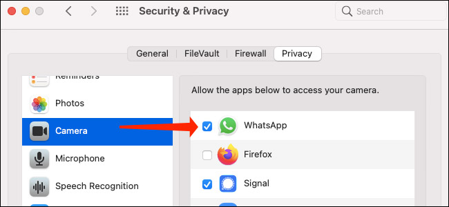 Tích vào ô vuông bên cạnh mục “WhatsApp”.