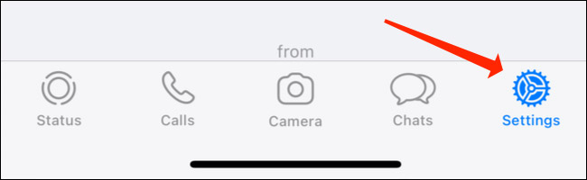 Nhấn vào nút “Settings”
