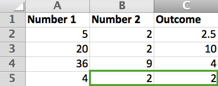 Lỗi Excel