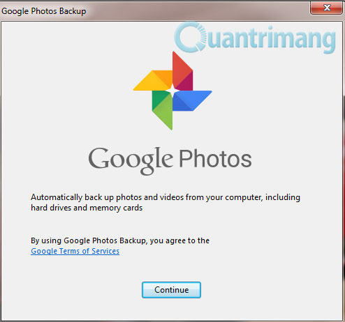Hướng dẫn cài Google Photos cho máy tính