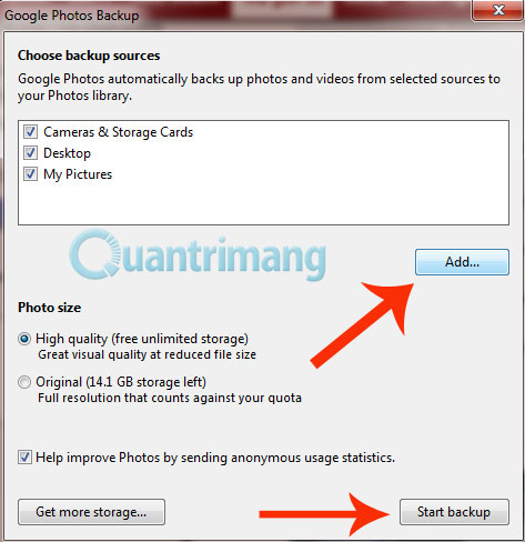 Hướng dẫn cài Google Photos cho máy tính