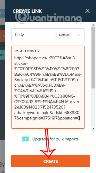 Điền link sản phẩm