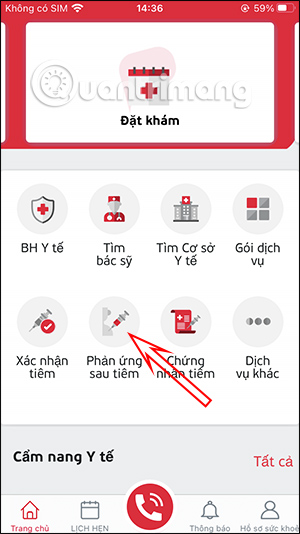 Phản ứng sau tiêm