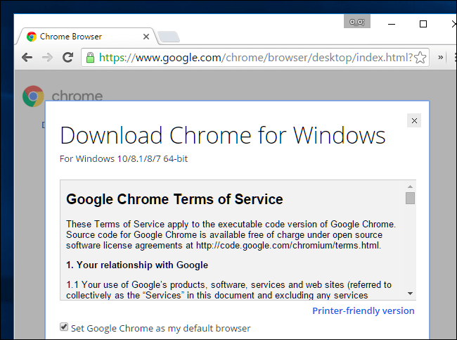 tải phiên bản Chrome 64-bit